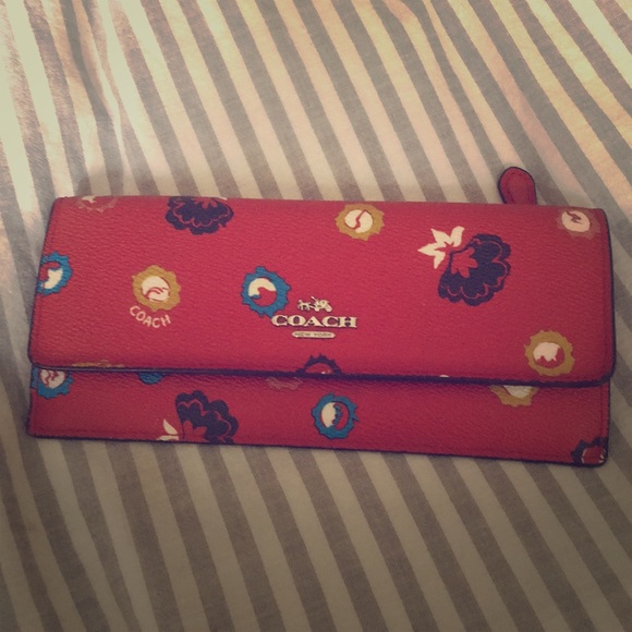 Coach Handbags - Coach wild flower wallet